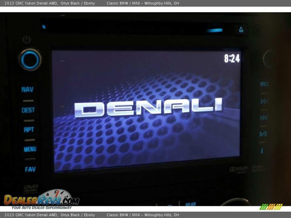 2013 GMC Yukon Denali AWD Onyx Black / Ebony Photo #12