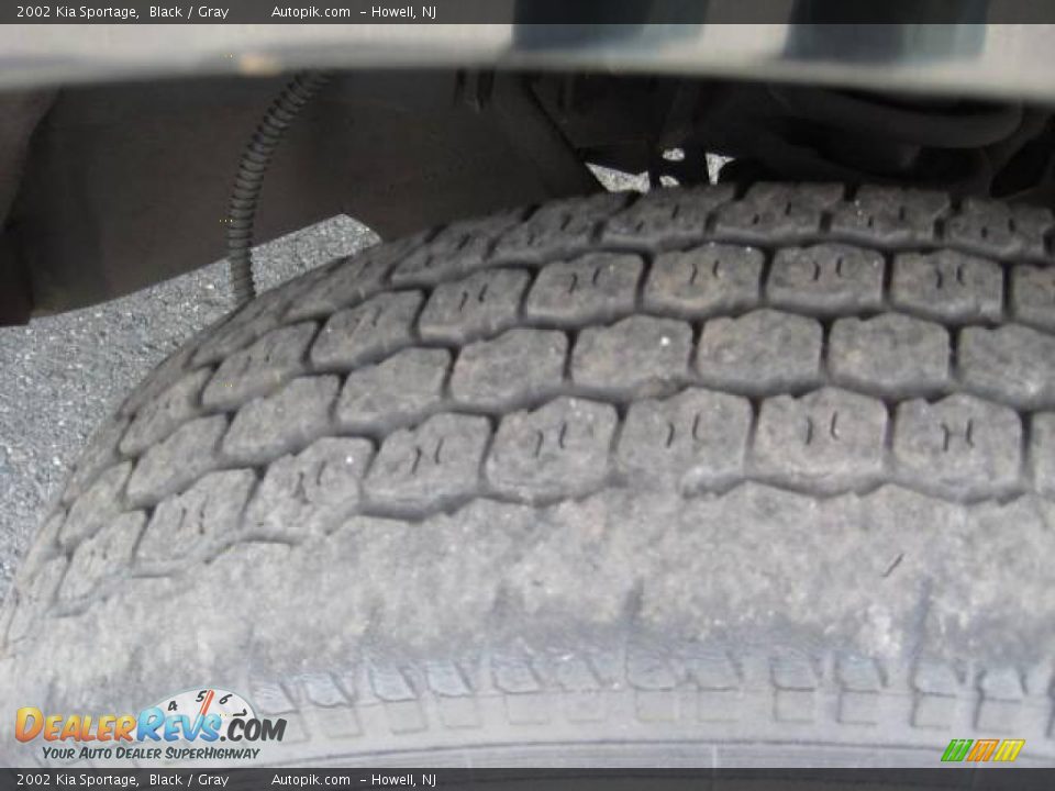 2002 Kia Sportage Black / Gray Photo #10