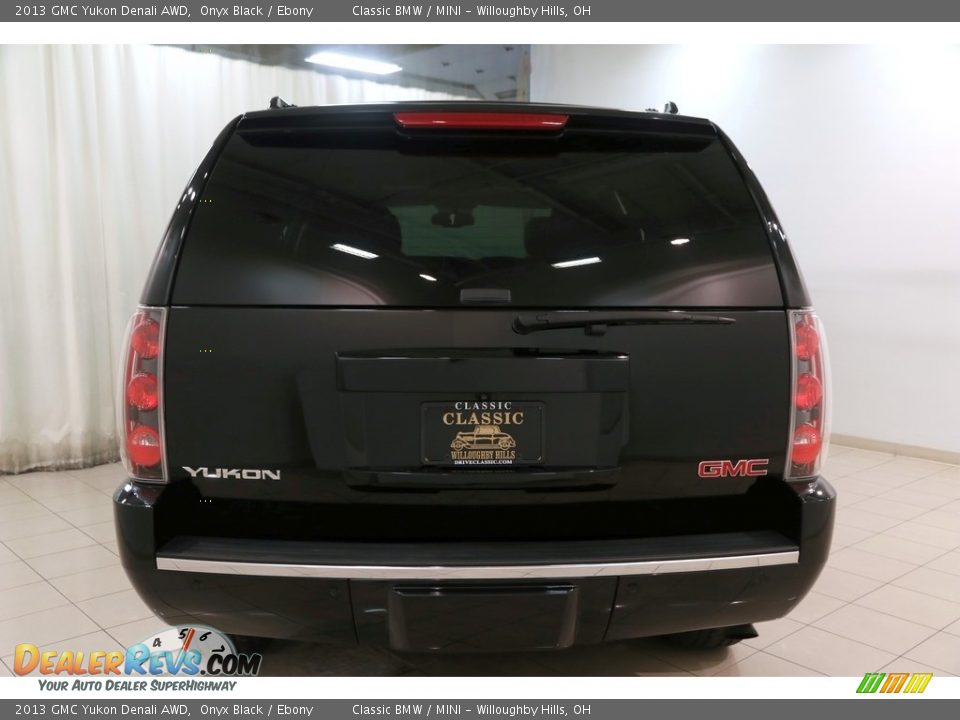 2013 GMC Yukon Denali AWD Onyx Black / Ebony Photo #24