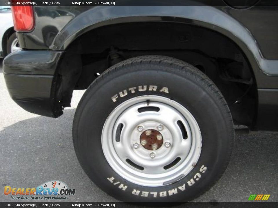 2002 Kia Sportage Black / Gray Photo #11