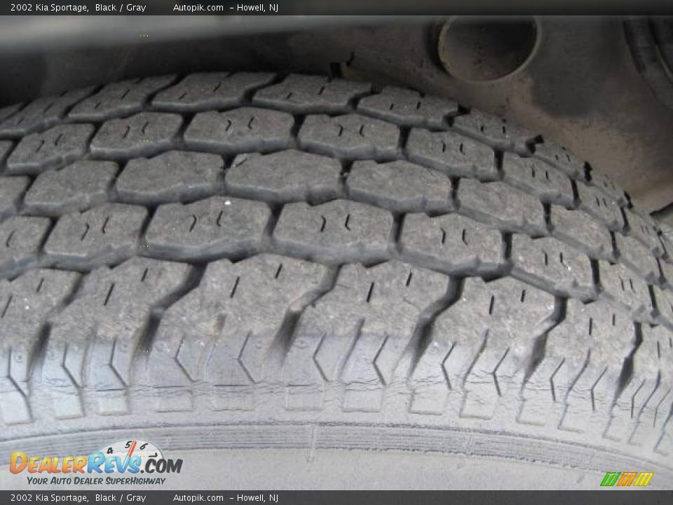 2002 Kia Sportage Black / Gray Photo #12