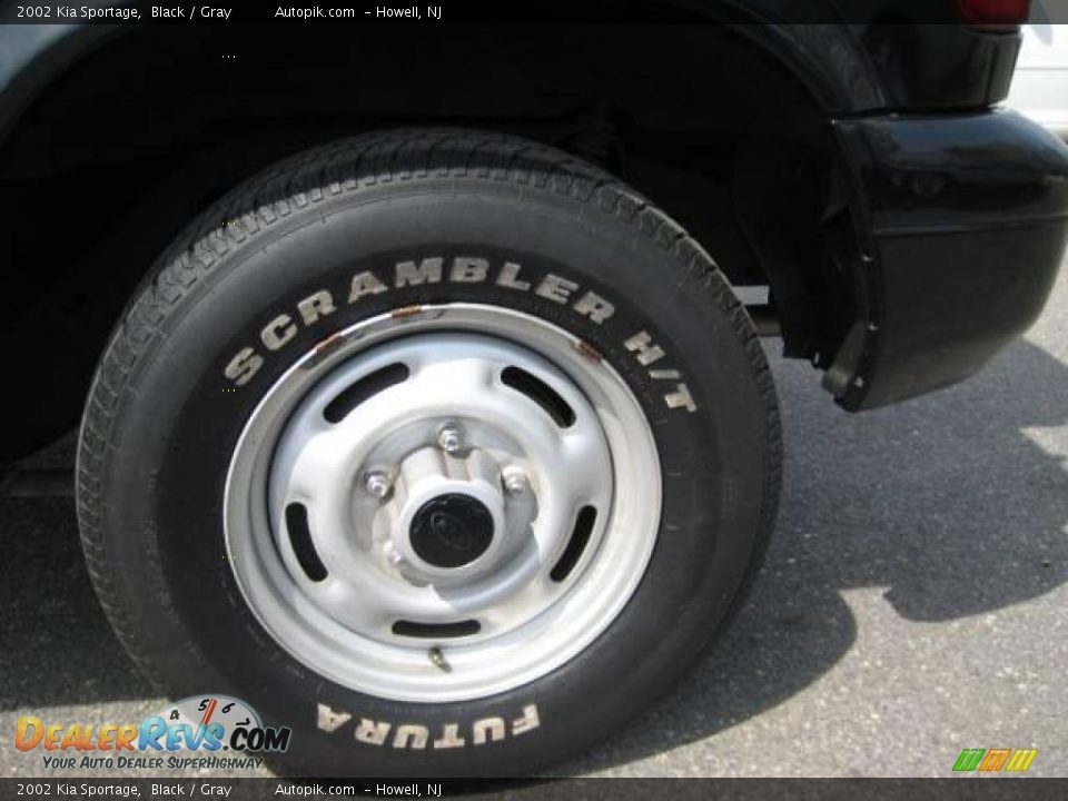 2002 Kia Sportage Black / Gray Photo #15