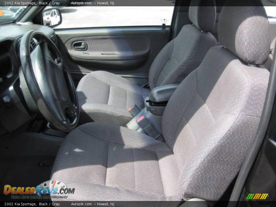 2002 Kia Sportage Black / Gray Photo #17