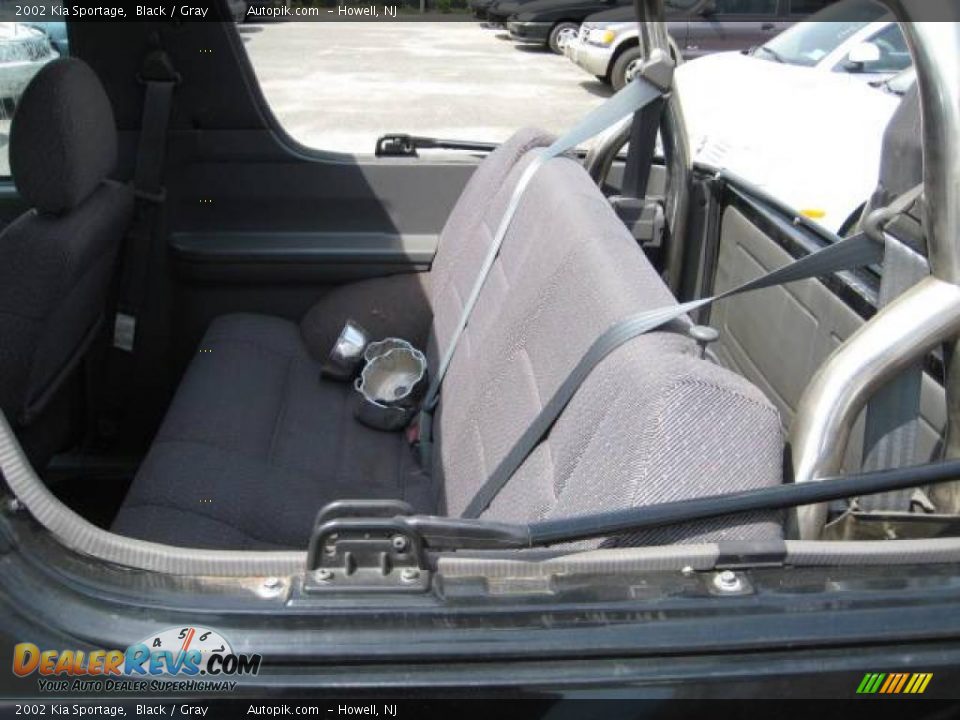 2002 Kia Sportage Black / Gray Photo #18