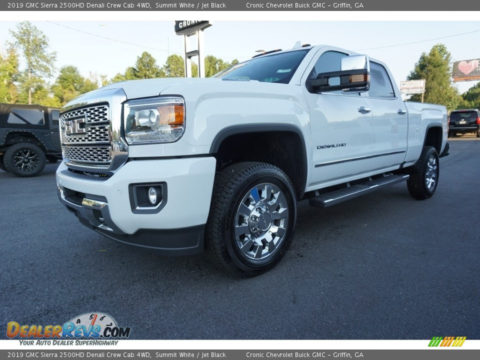2019 GMC Sierra 2500HD Denali Crew Cab 4WD Summit White / Jet Black Photo #3
