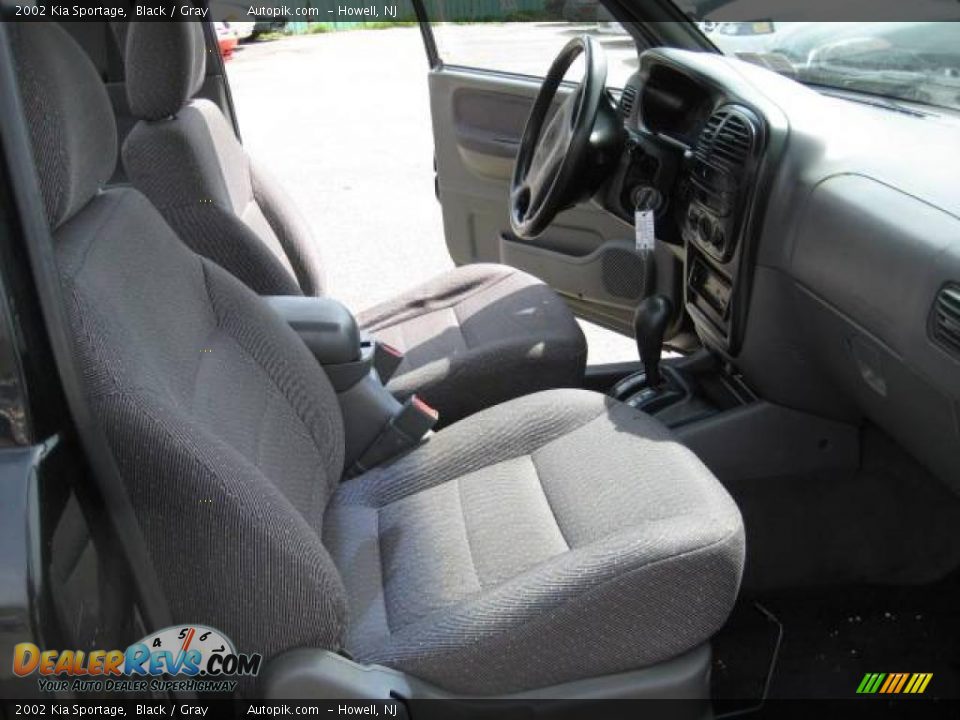 2002 Kia Sportage Black / Gray Photo #19