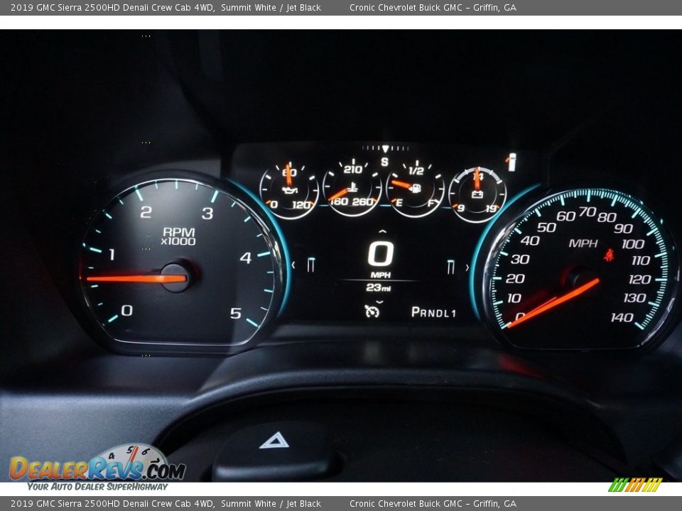 2019 GMC Sierra 2500HD Denali Crew Cab 4WD Summit White / Jet Black Photo #7