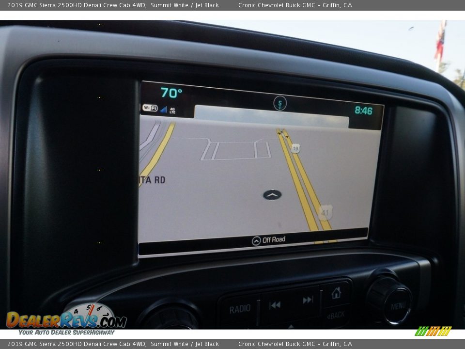 2019 GMC Sierra 2500HD Denali Crew Cab 4WD Summit White / Jet Black Photo #8