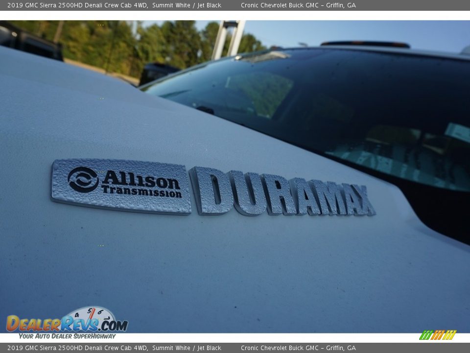 2019 GMC Sierra 2500HD Denali Crew Cab 4WD Summit White / Jet Black Photo #10