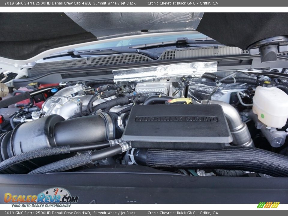 2019 GMC Sierra 2500HD Denali Crew Cab 4WD Summit White / Jet Black Photo #11