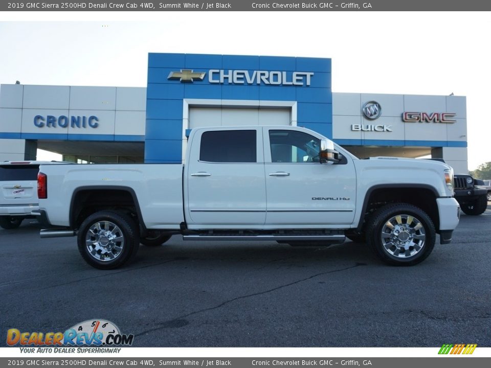 2019 GMC Sierra 2500HD Denali Crew Cab 4WD Summit White / Jet Black Photo #12