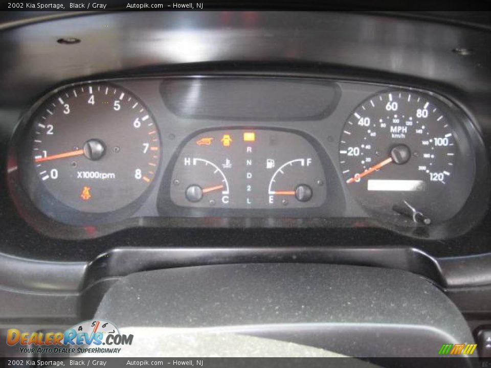 2002 Kia Sportage Black / Gray Photo #22