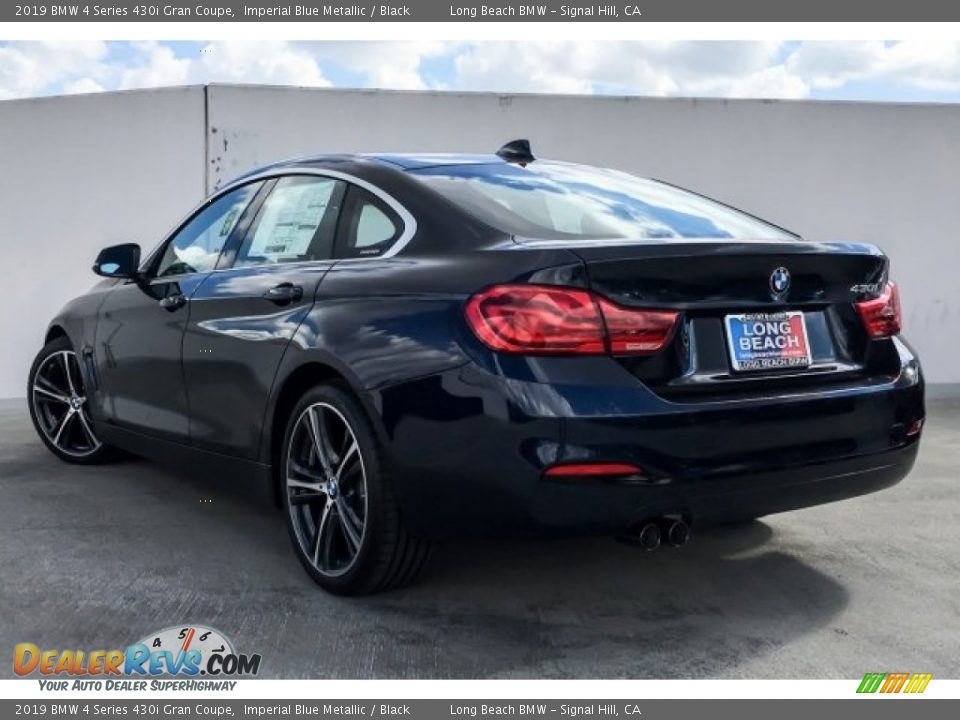 2019 BMW 4 Series 430i Gran Coupe Imperial Blue Metallic / Black Photo #2