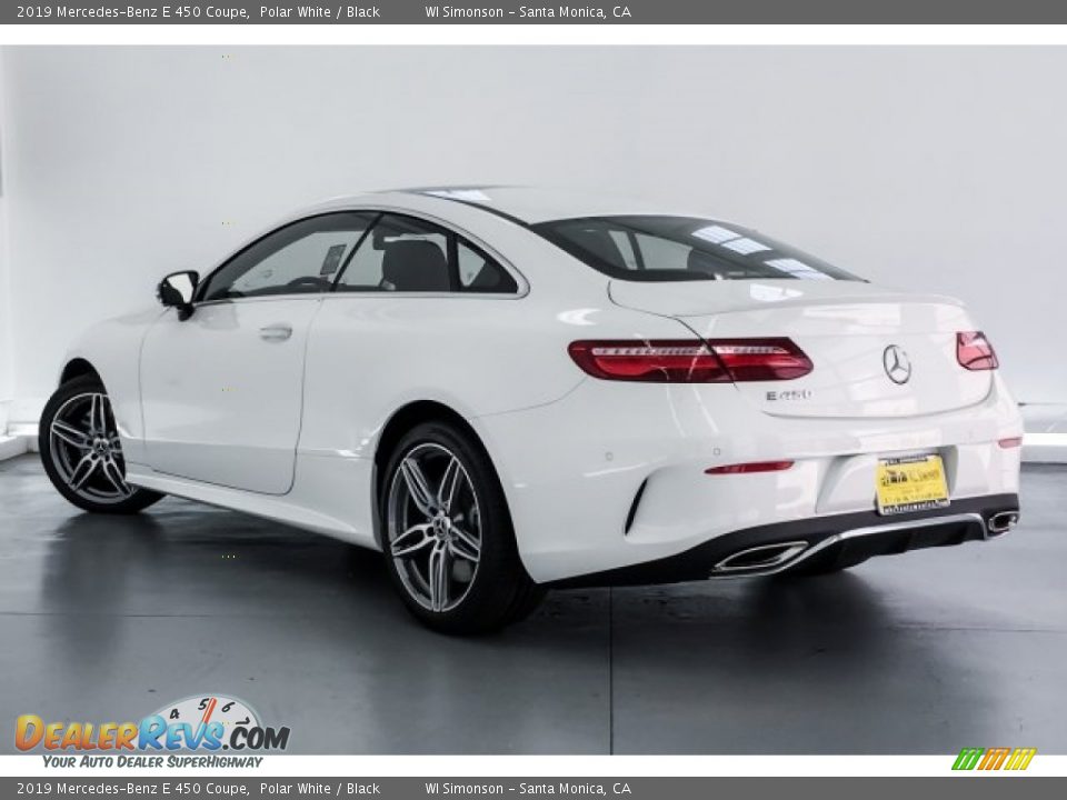2019 Mercedes-Benz E 450 Coupe Polar White / Black Photo #2