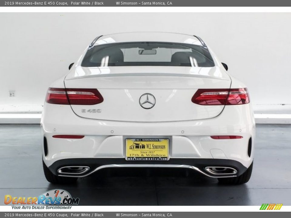 2019 Mercedes-Benz E 450 Coupe Polar White / Black Photo #3