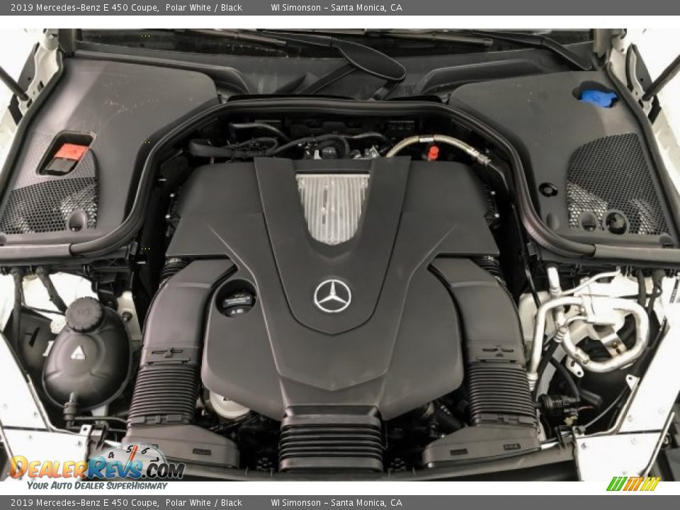 2019 Mercedes-Benz E 450 Coupe Polar White / Black Photo #8