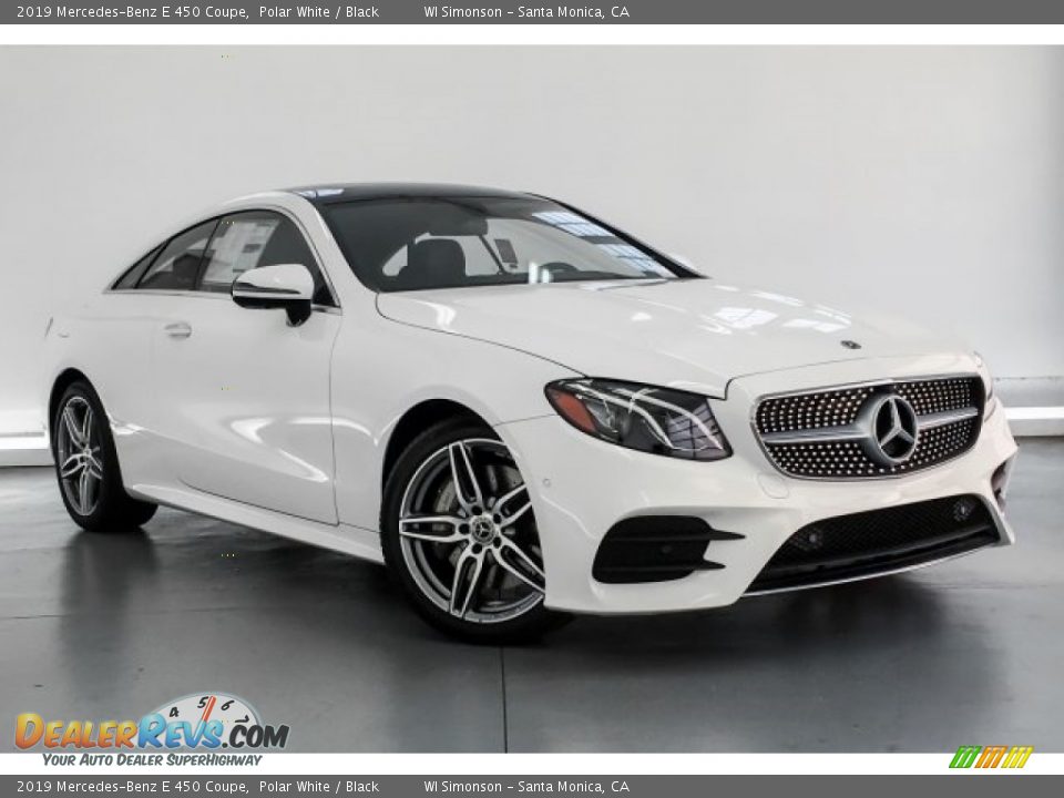 2019 Mercedes-Benz E 450 Coupe Polar White / Black Photo #12