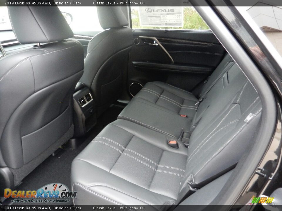 Rear Seat of 2019 Lexus RX 450h AWD Photo #4