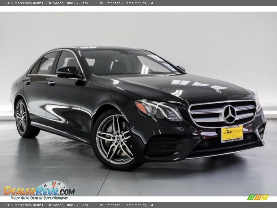 2019 Mercedes-Benz E 300 Sedan Black / Black Photo #12