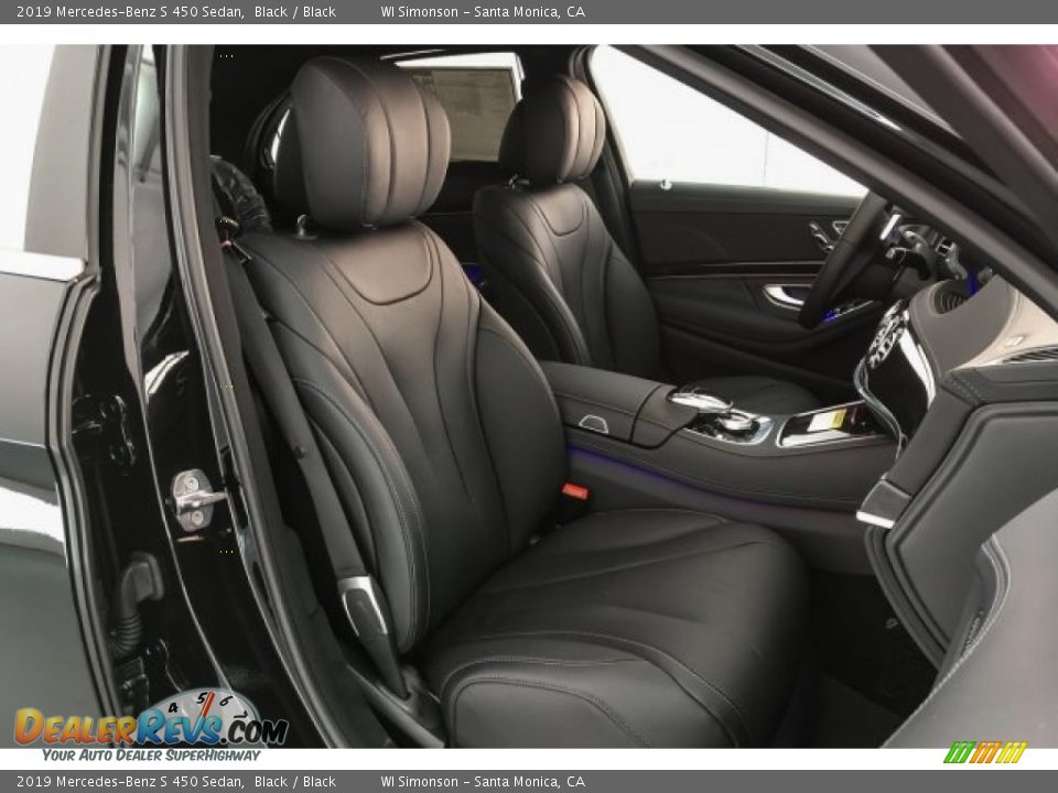 2019 Mercedes-Benz S 450 Sedan Black / Black Photo #5