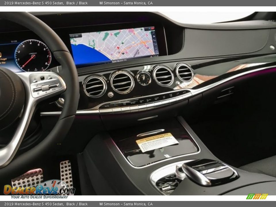 2019 Mercedes-Benz S 450 Sedan Black / Black Photo #6