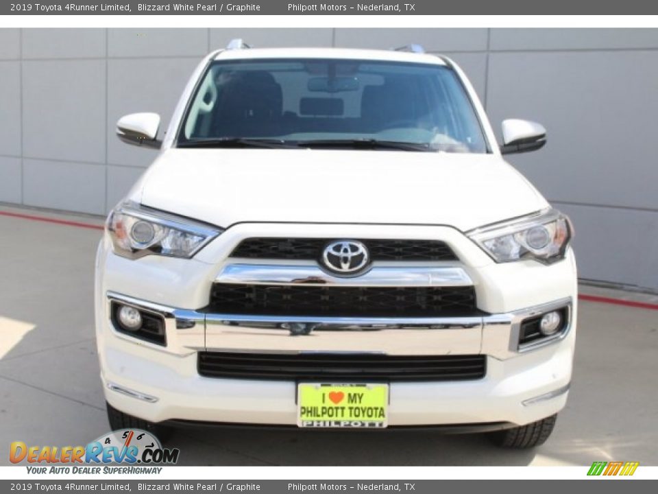 2019 Toyota 4Runner Limited Blizzard White Pearl / Graphite Photo #2