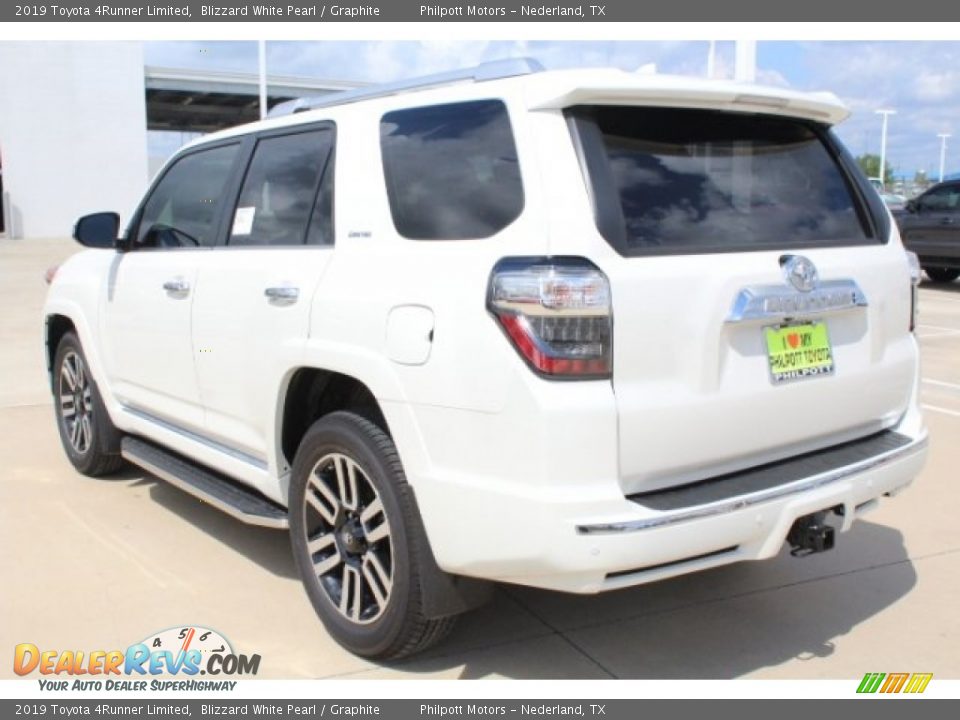 2019 Toyota 4Runner Limited Blizzard White Pearl / Graphite Photo #6