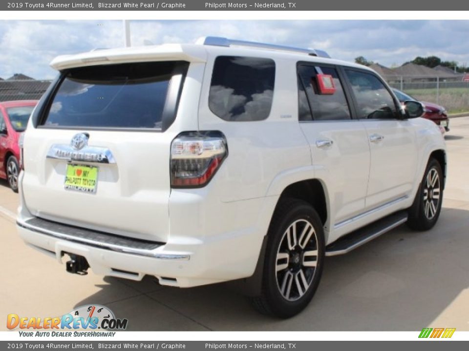 2019 Toyota 4Runner Limited Blizzard White Pearl / Graphite Photo #8