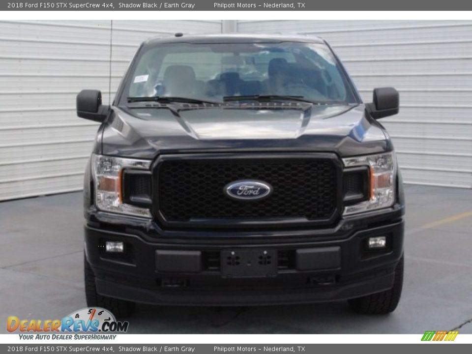 2018 Ford F150 STX SuperCrew 4x4 Shadow Black / Earth Gray Photo #2