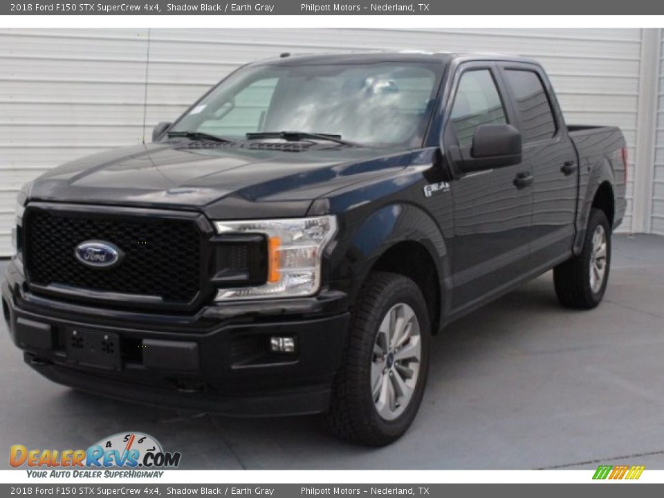 2018 Ford F150 STX SuperCrew 4x4 Shadow Black / Earth Gray Photo #3