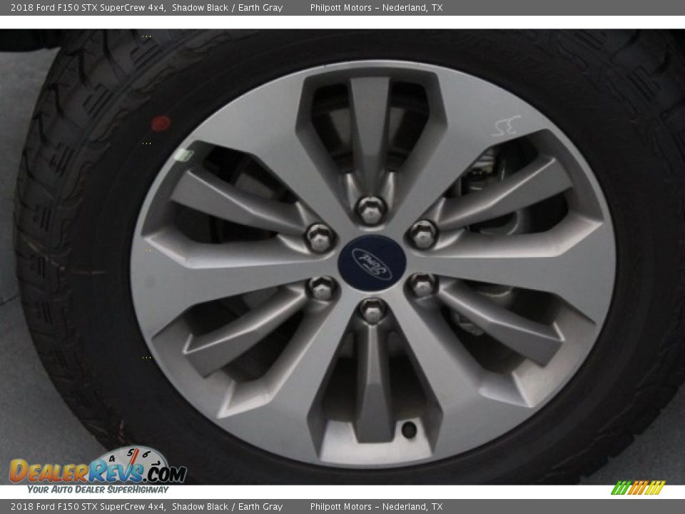 2018 Ford F150 STX SuperCrew 4x4 Shadow Black / Earth Gray Photo #5