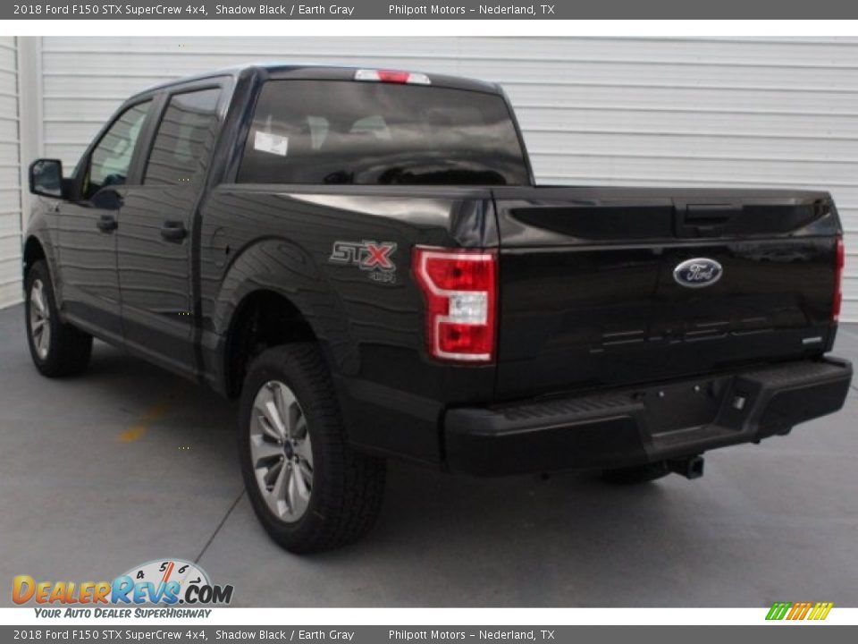 2018 Ford F150 STX SuperCrew 4x4 Shadow Black / Earth Gray Photo #8
