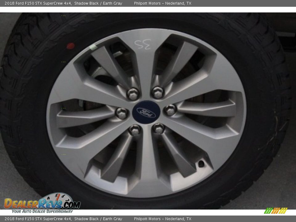 2018 Ford F150 STX SuperCrew 4x4 Shadow Black / Earth Gray Photo #11