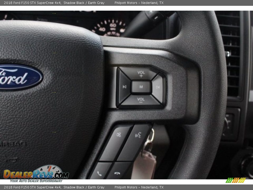 2018 Ford F150 STX SuperCrew 4x4 Shadow Black / Earth Gray Photo #19