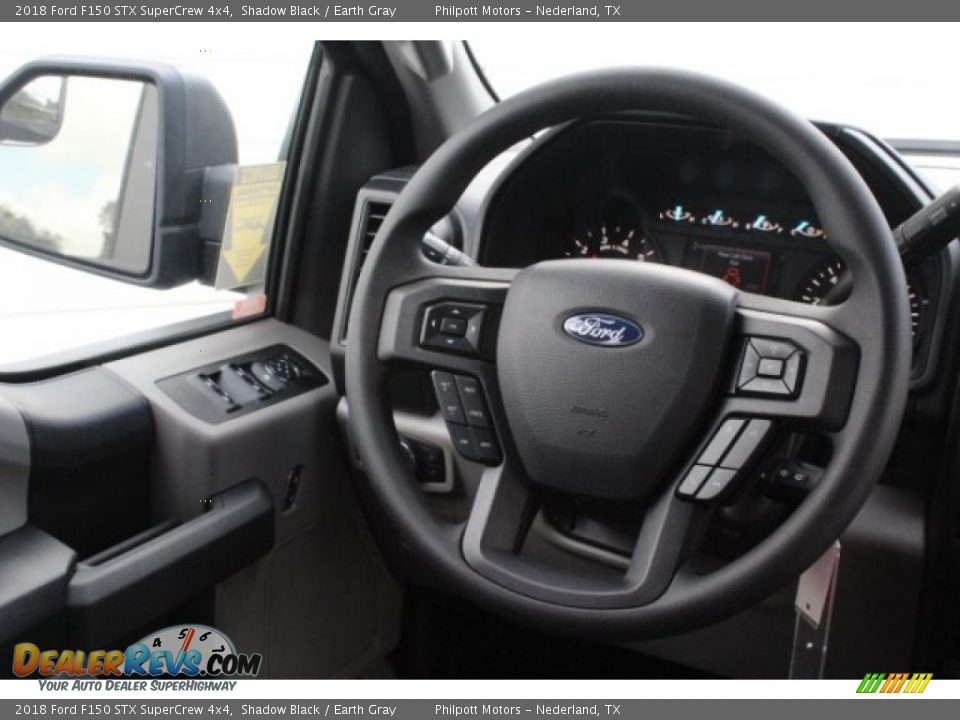 2018 Ford F150 STX SuperCrew 4x4 Shadow Black / Earth Gray Photo #24