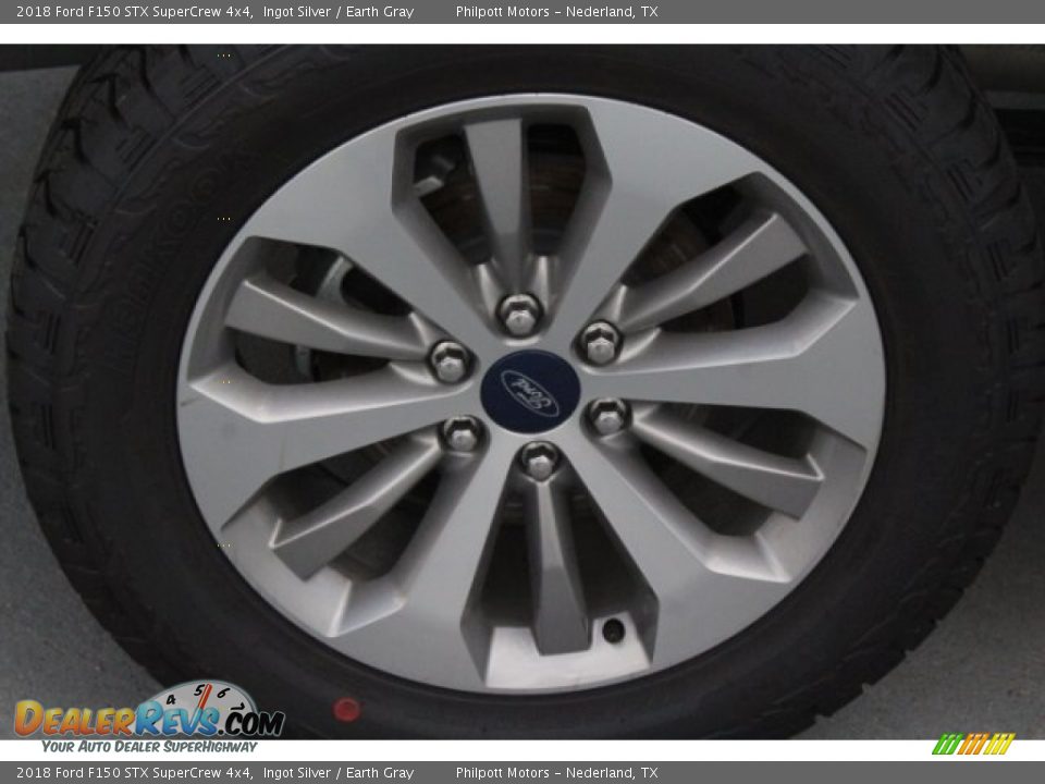 2018 Ford F150 STX SuperCrew 4x4 Ingot Silver / Earth Gray Photo #11