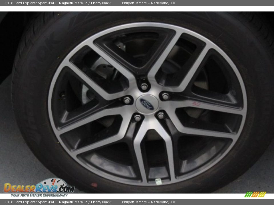 2018 Ford Explorer Sport 4WD Magnetic Metallic / Ebony Black Photo #5