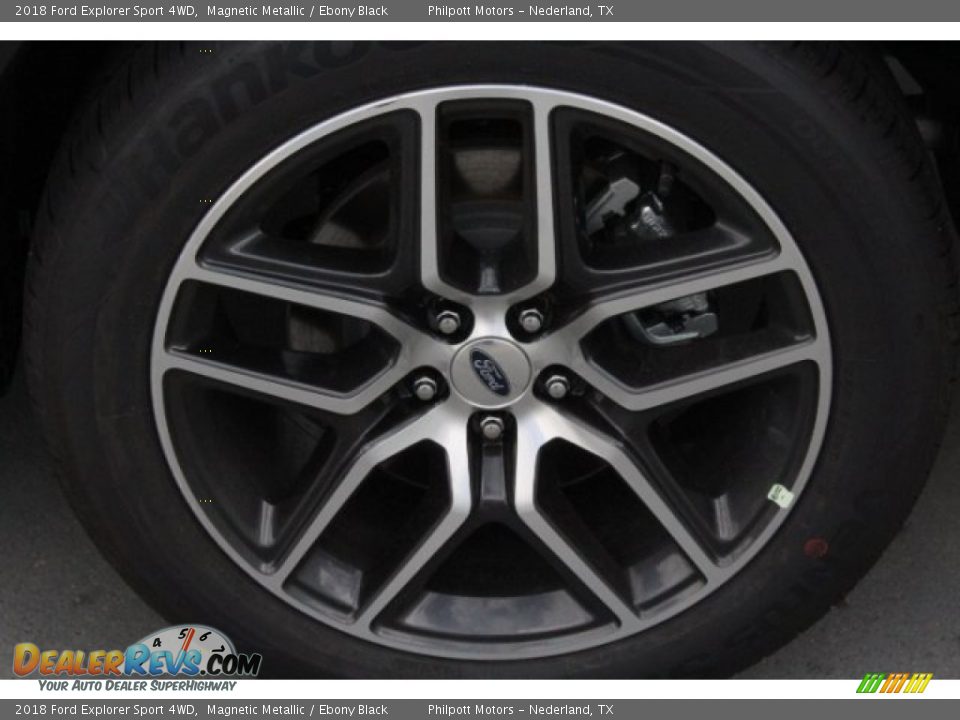 2018 Ford Explorer Sport 4WD Magnetic Metallic / Ebony Black Photo #6