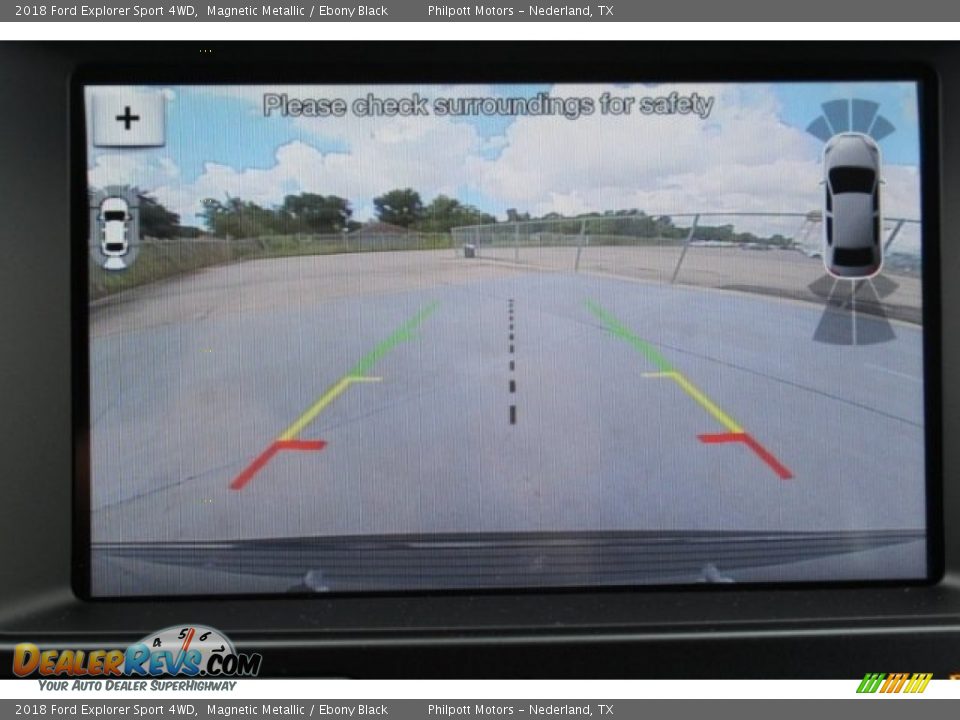 2018 Ford Explorer Sport 4WD Magnetic Metallic / Ebony Black Photo #15