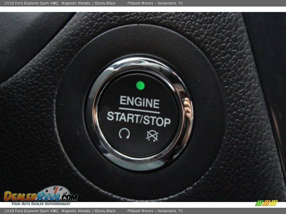 2018 Ford Explorer Sport 4WD Magnetic Metallic / Ebony Black Photo #18