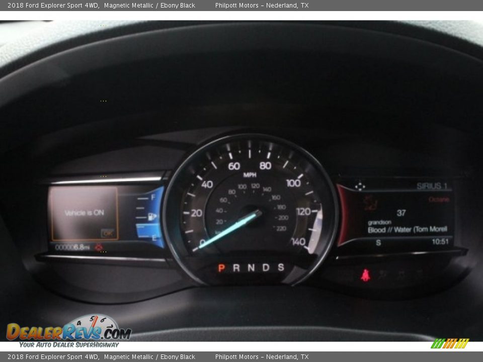 2018 Ford Explorer Sport 4WD Magnetic Metallic / Ebony Black Photo #22