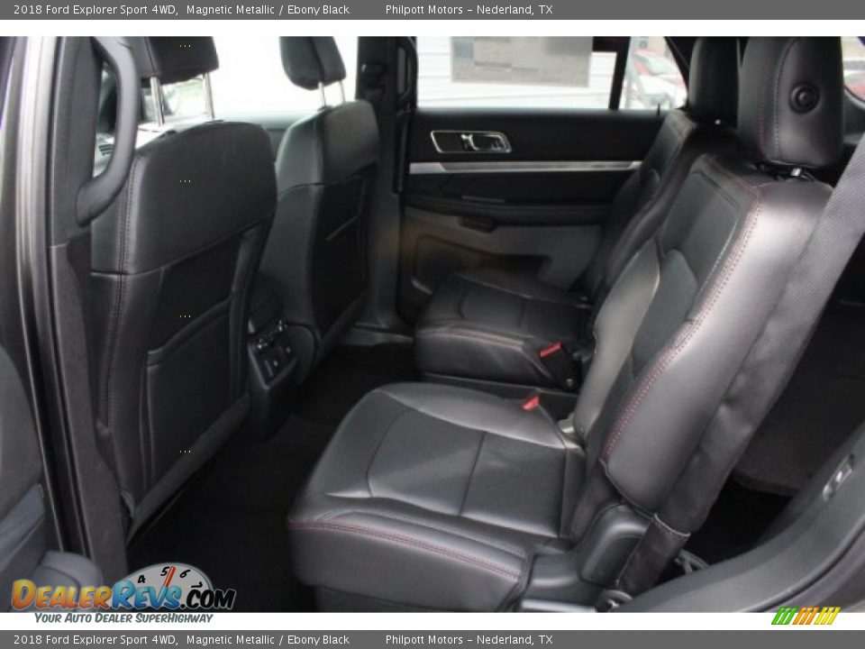 2018 Ford Explorer Sport 4WD Magnetic Metallic / Ebony Black Photo #25
