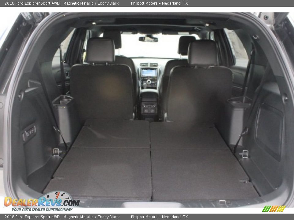2018 Ford Explorer Sport 4WD Magnetic Metallic / Ebony Black Photo #28