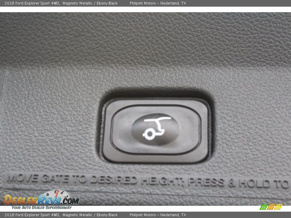 2018 Ford Explorer Sport 4WD Magnetic Metallic / Ebony Black Photo #29