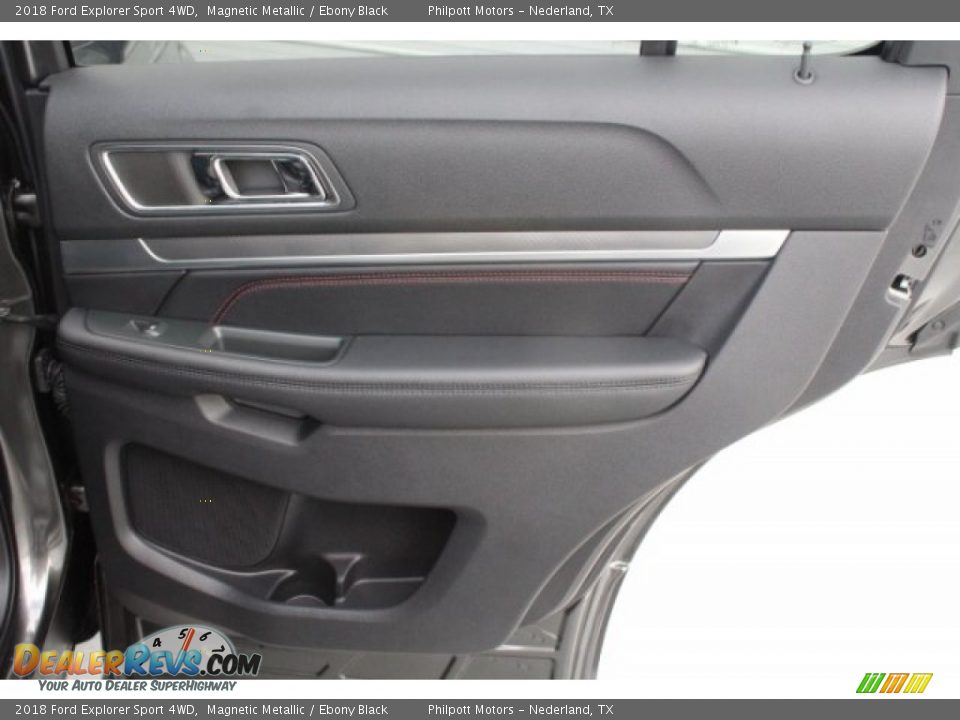 2018 Ford Explorer Sport 4WD Magnetic Metallic / Ebony Black Photo #30
