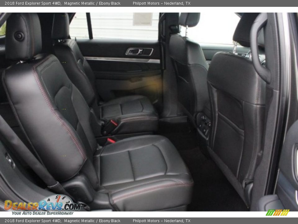 2018 Ford Explorer Sport 4WD Magnetic Metallic / Ebony Black Photo #31