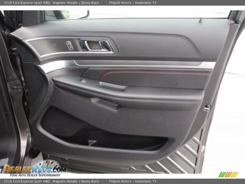 2018 Ford Explorer Sport 4WD Magnetic Metallic / Ebony Black Photo #32