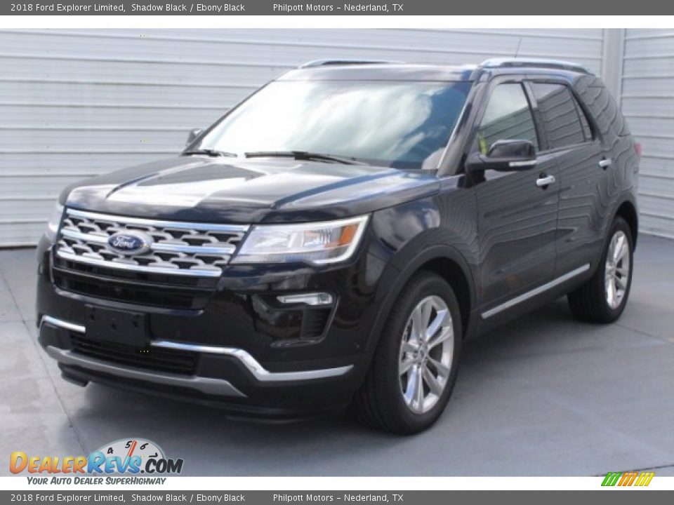 2018 Ford Explorer Limited Shadow Black / Ebony Black Photo #3