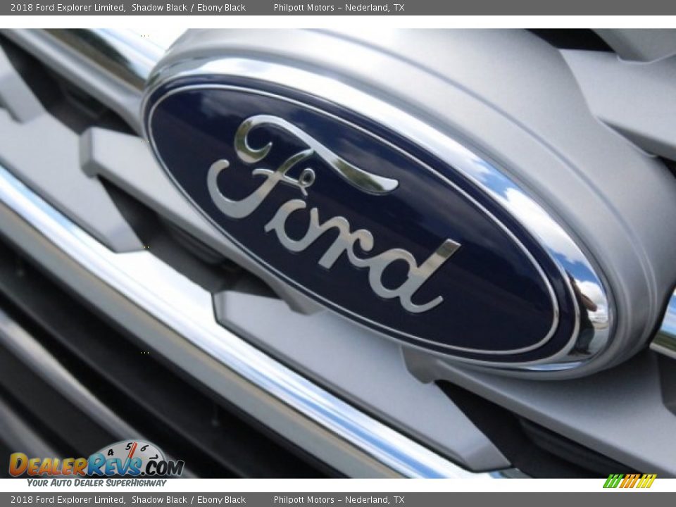 2018 Ford Explorer Limited Shadow Black / Ebony Black Photo #4