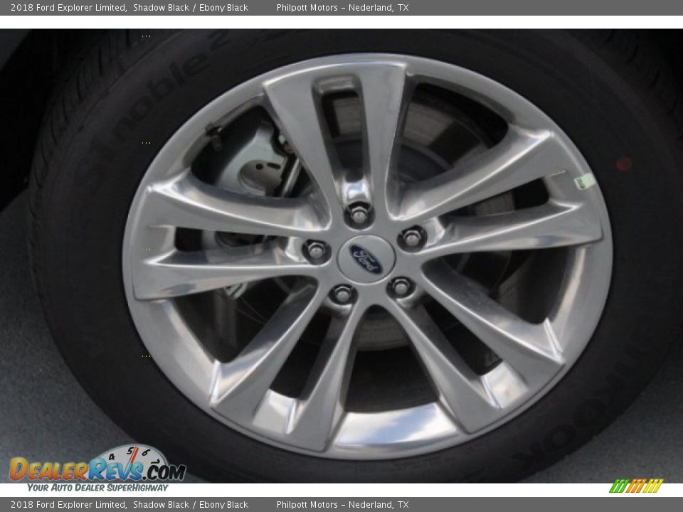 2018 Ford Explorer Limited Shadow Black / Ebony Black Photo #5